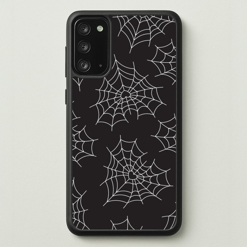 Spiderweb Hearts Pattern Galaxy Note 20 Case