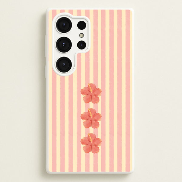 Hibiscus Rays Galaxy S25 Ultra Case