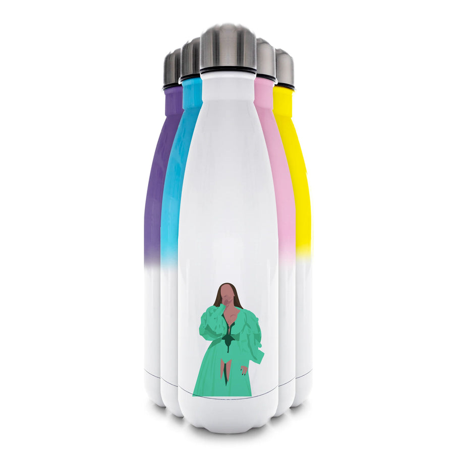 Green Dress - Beyonce Water Bottle