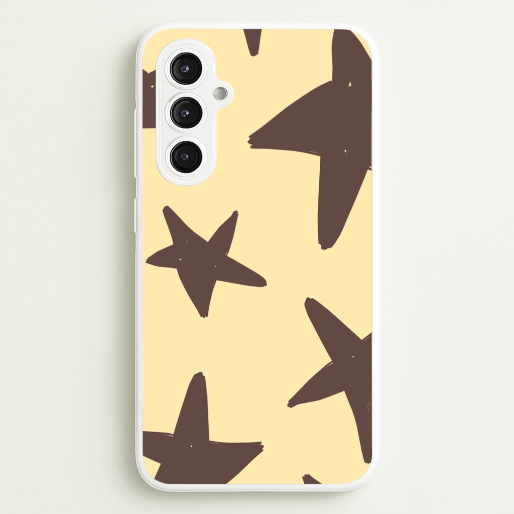 Vanilla & Chocolate Stars Galaxy S23FE Case