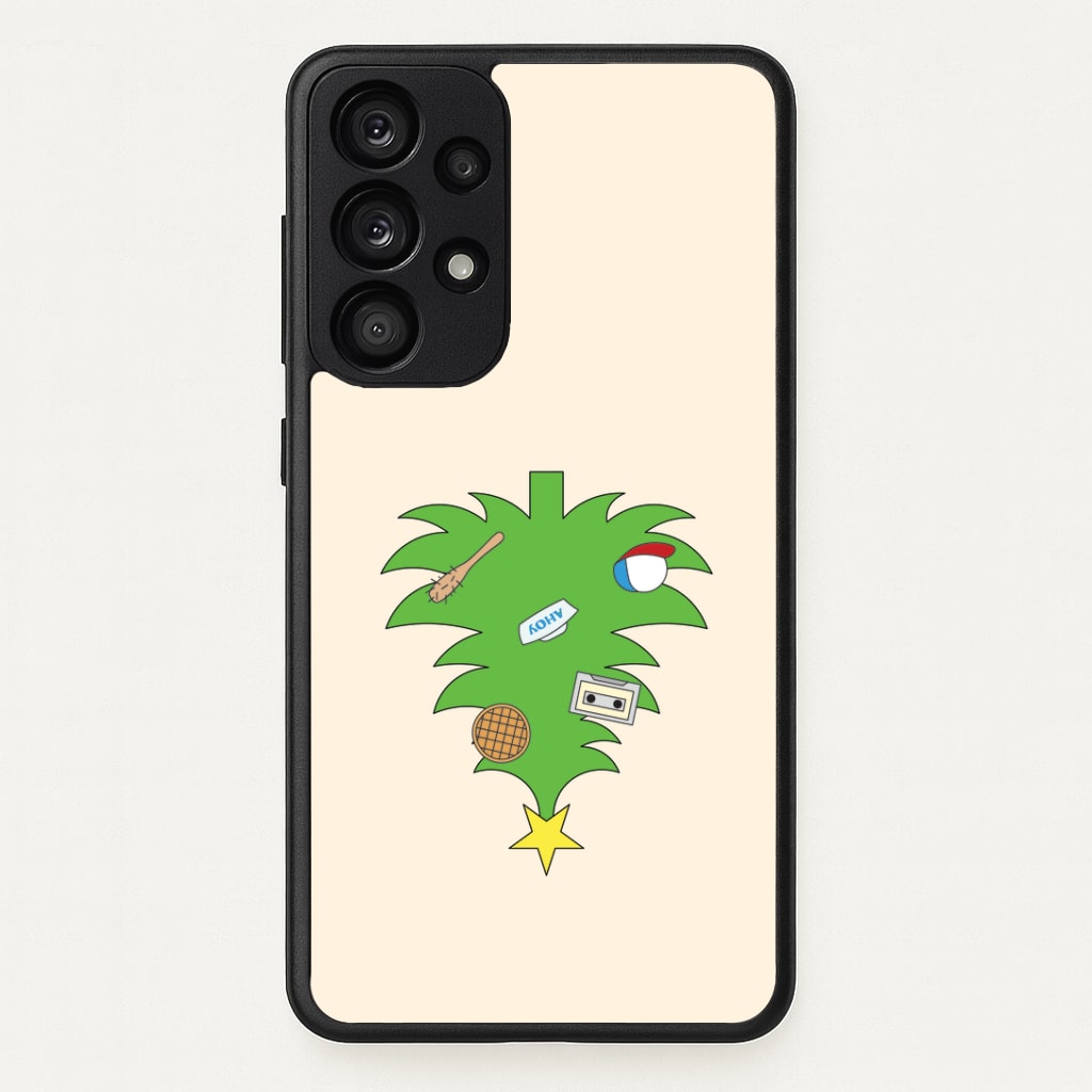 Upside Down Christmas Tree Galaxy A33 Case