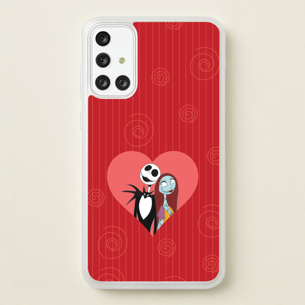 J And S Heart Galaxy A71 Case