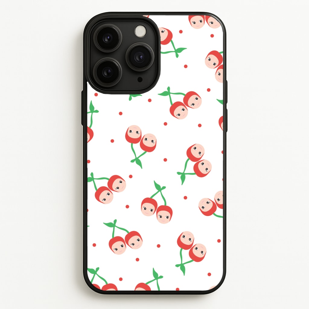 Cherry Angels Pattern iPhone 11 Pro Max Case