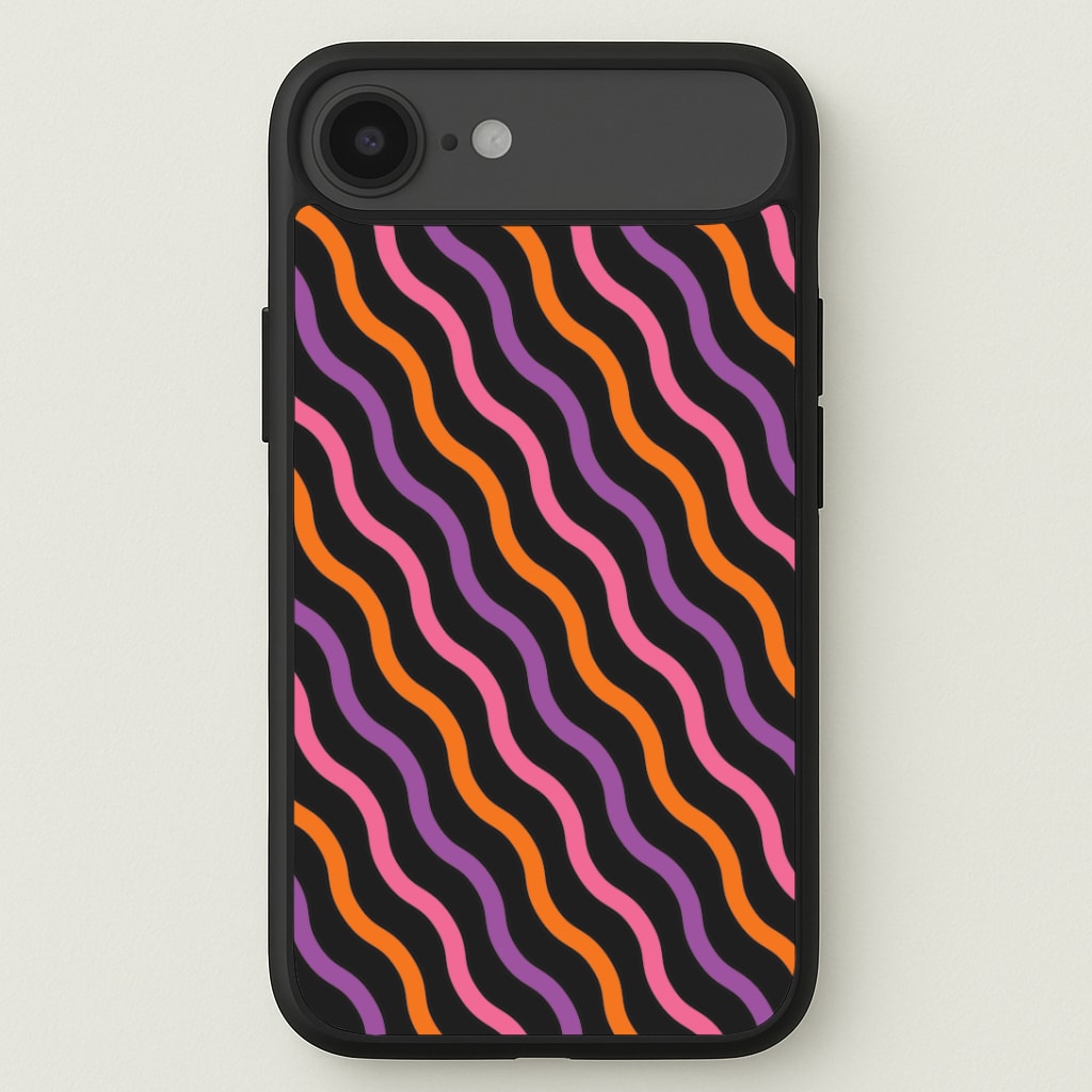 Wavy Abstract Halloween Pattern iPhone 17 Air Case