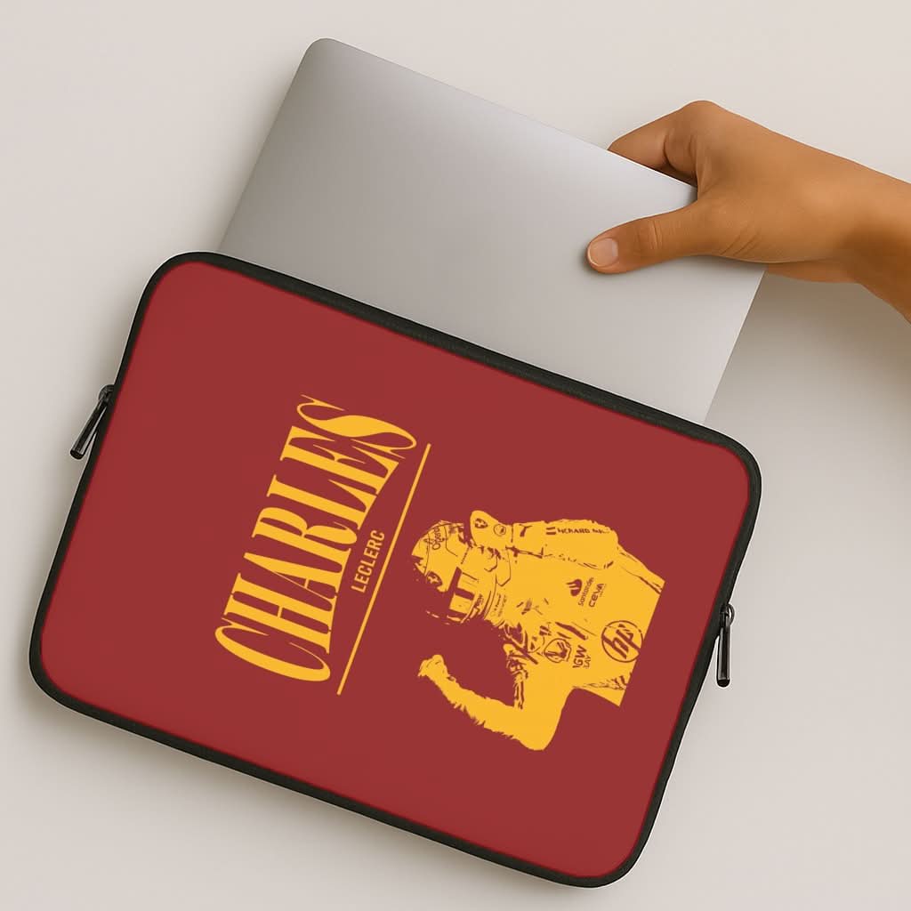 Charles Red And Gold MacBook Cover