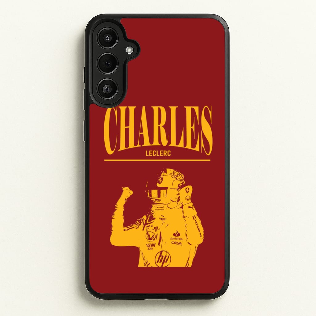Charles Red And Gold Galaxy A34 Case