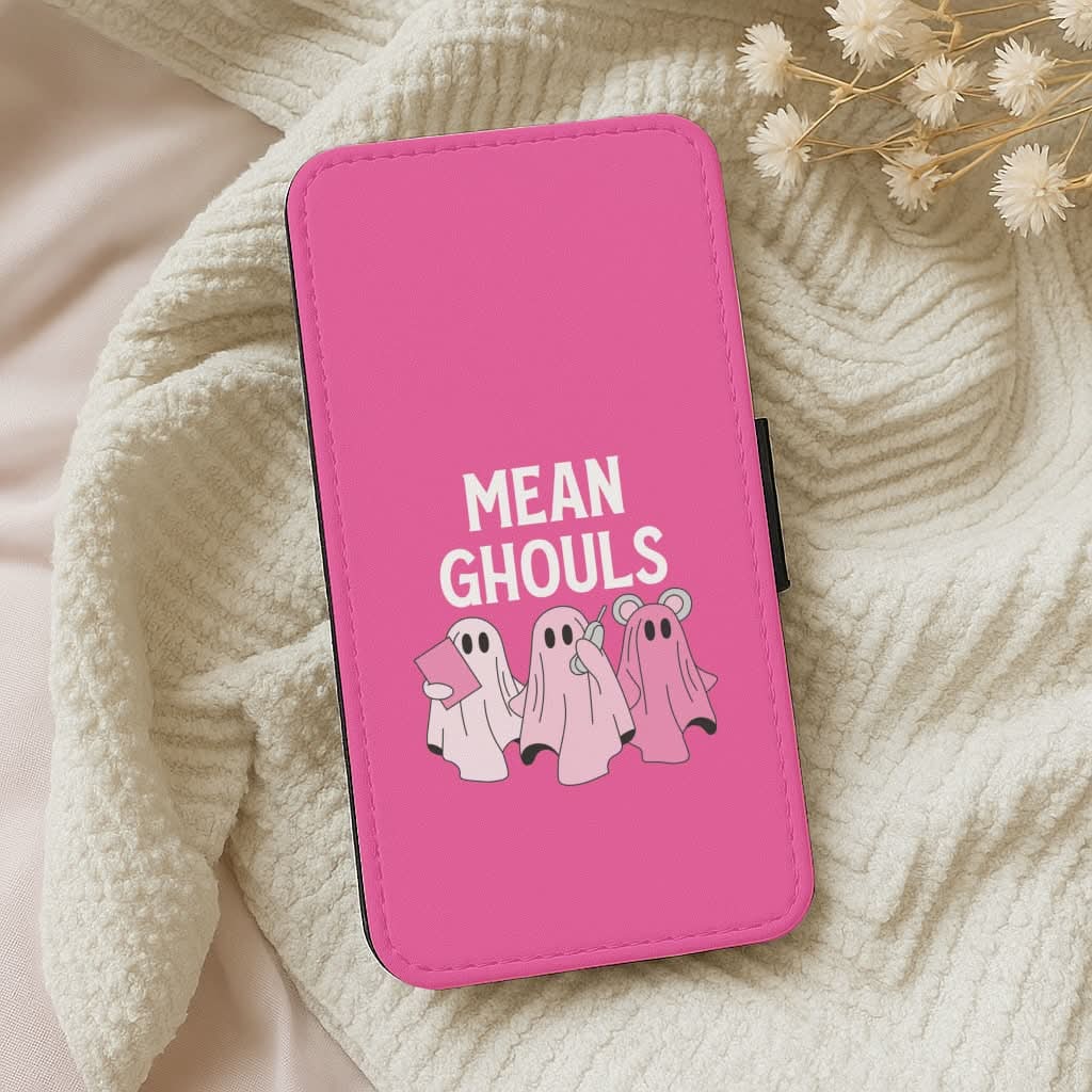 Mean Ghouls Leather Phone Case