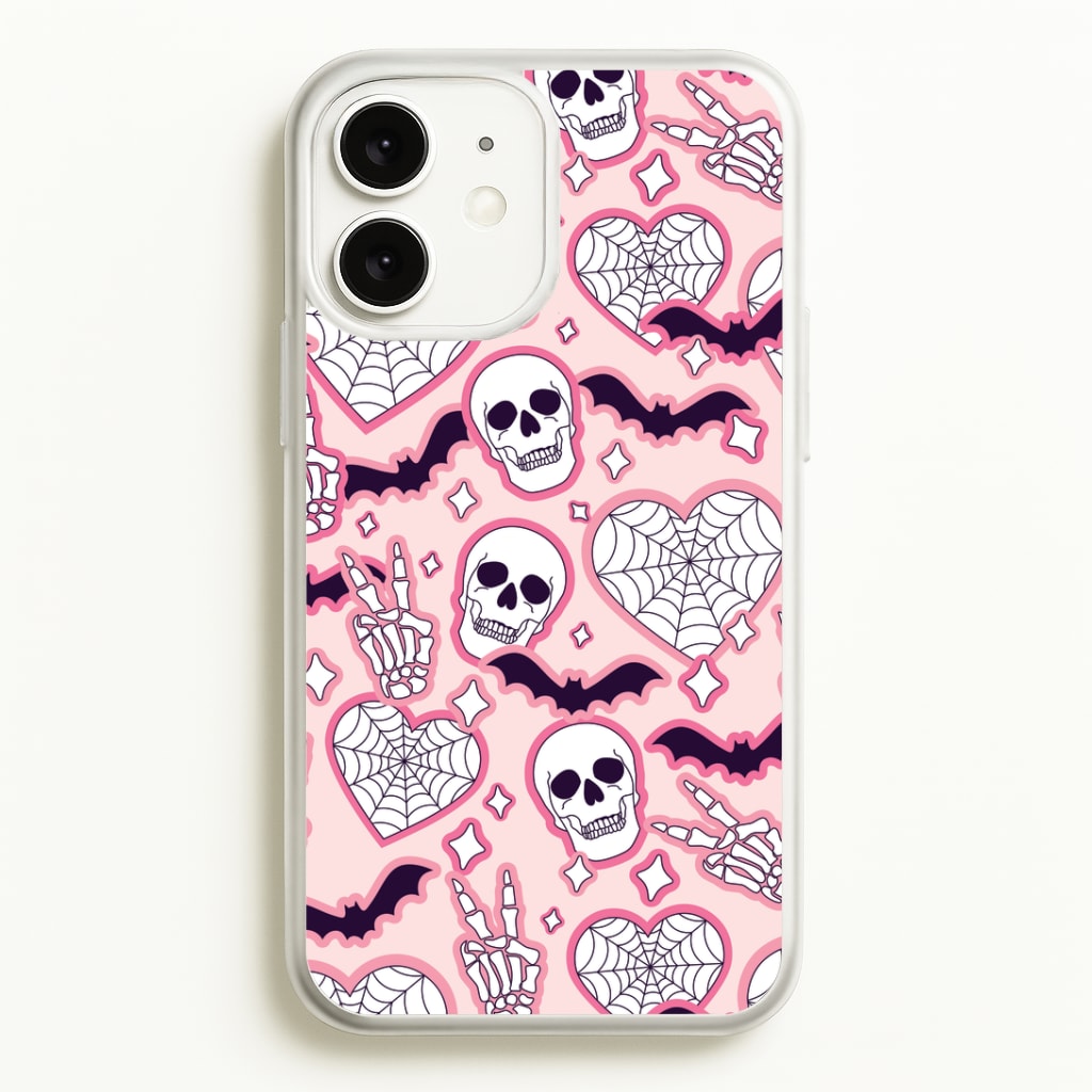Cute Halloween Stickers Pattern iPhone 11 Case