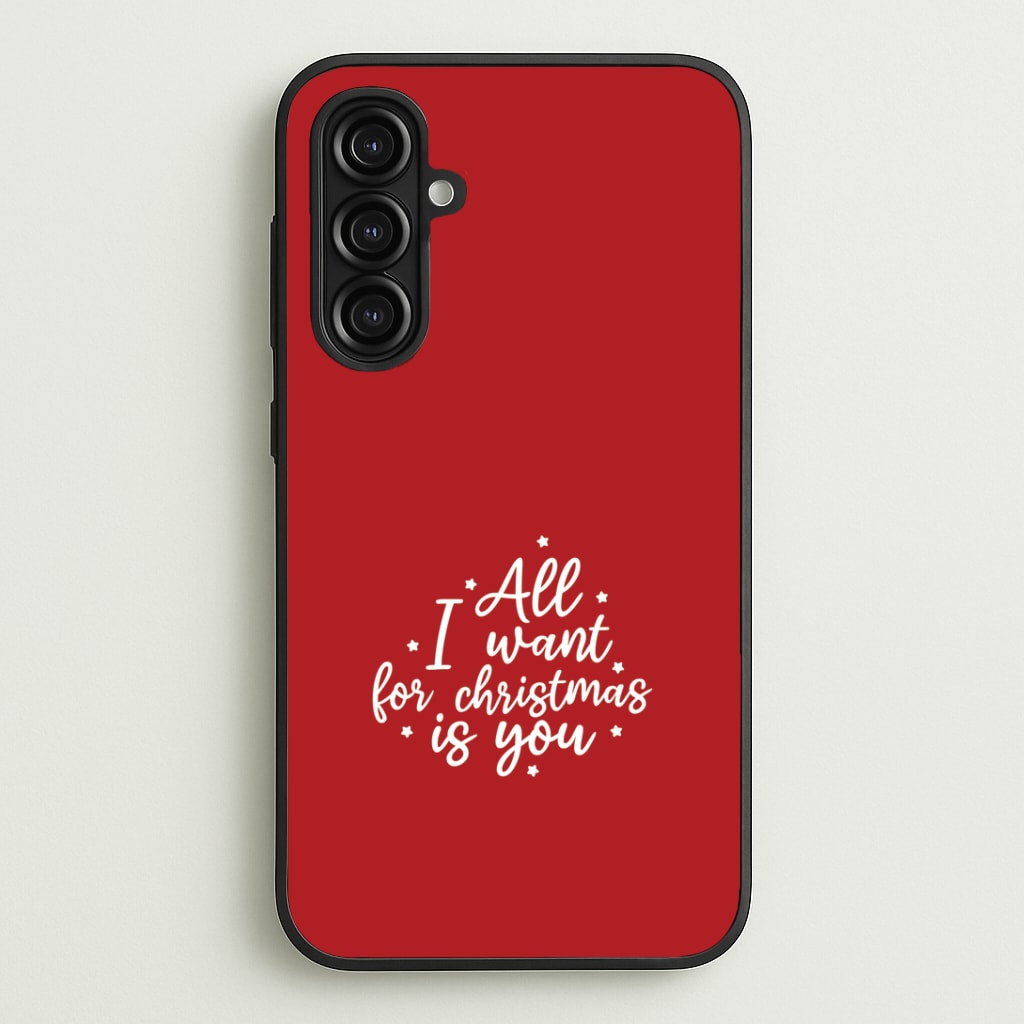 All I Want For Christmas Is You Stars Galaxy A16 Case