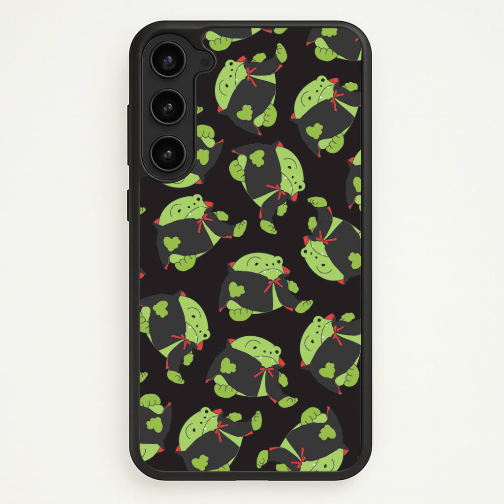 Vampire Frog Pattern - Halloween Galaxy S23 Plus Case