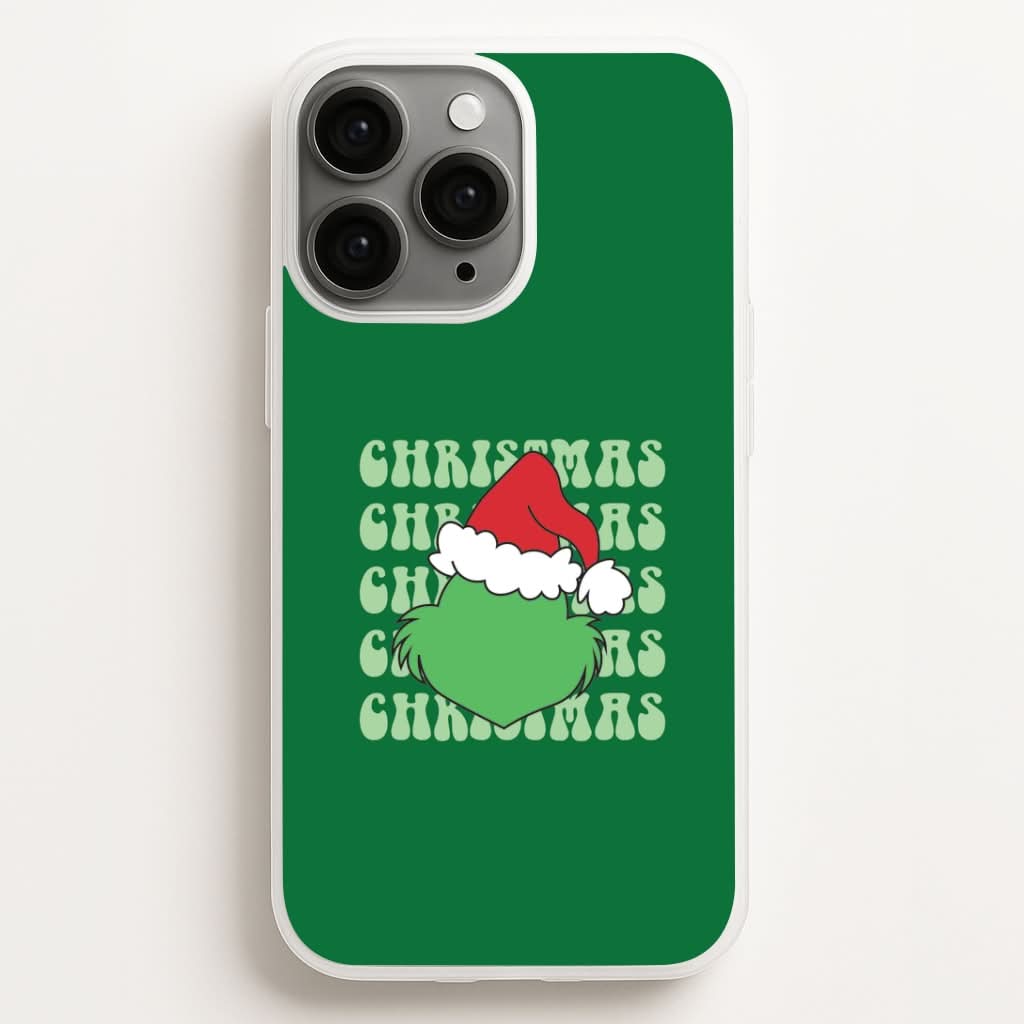 Green Creature Christmas Phone Case for Apple iPhone, Samsung Galaxy, Huawei and Google Pixel