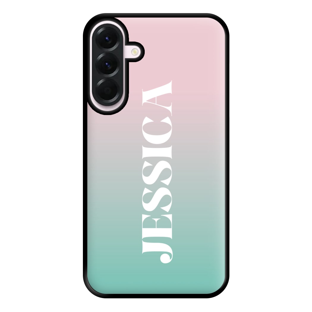 Gradient Personalised Name Galaxy A36 Case
