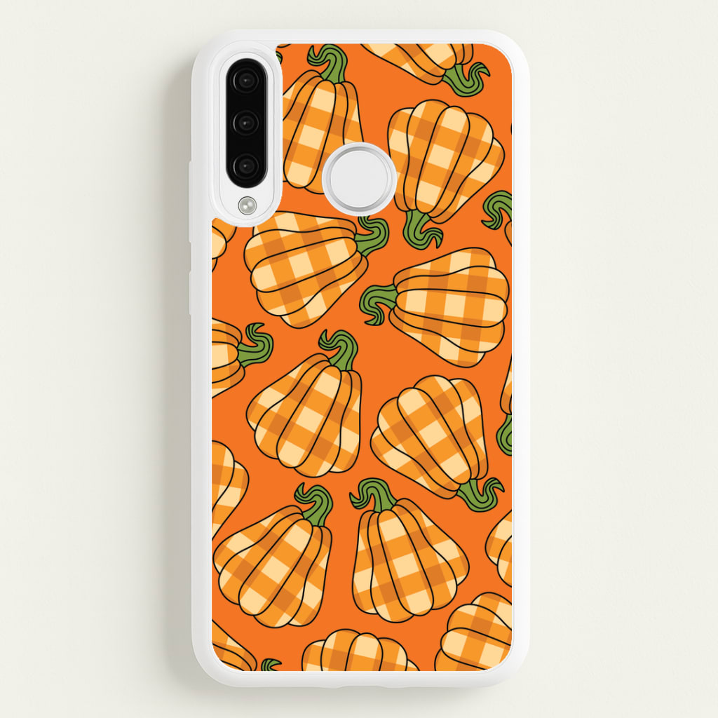 Tartan Pumpkins Pattern Huawei P30 Pro Case