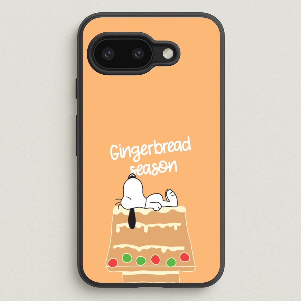 Cartoon Beagle Gingerbread House Google Pixel 9a Case