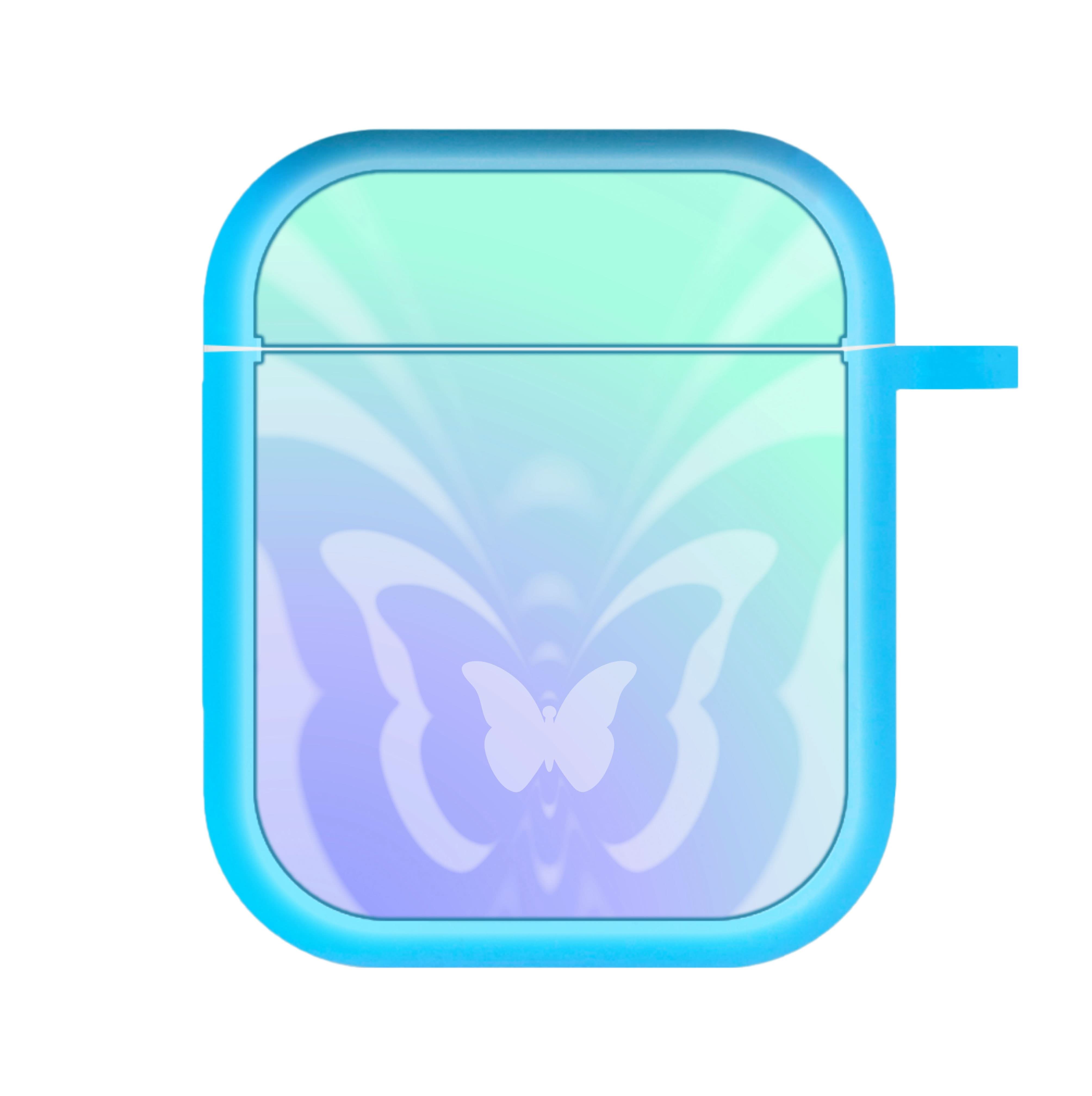 Butterfly Gradient Purple AirPods Case
