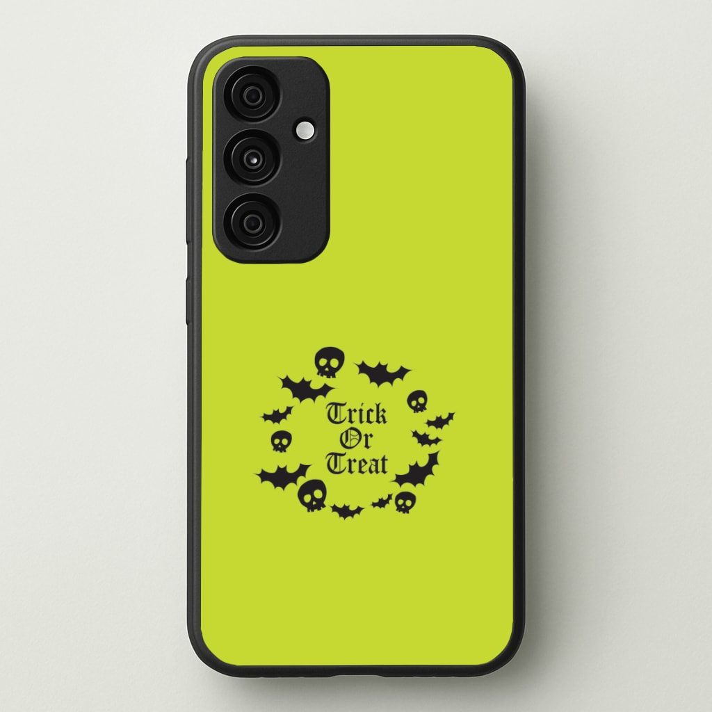 Trick Or Treat Wreath Galaxy A15 Case