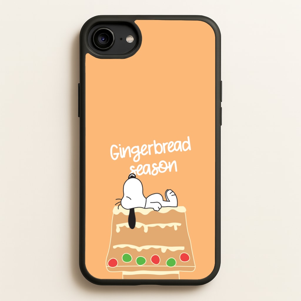 Cartoon Beagle Gingerbread House iPhone 6 / 7 / 8 / SE Case