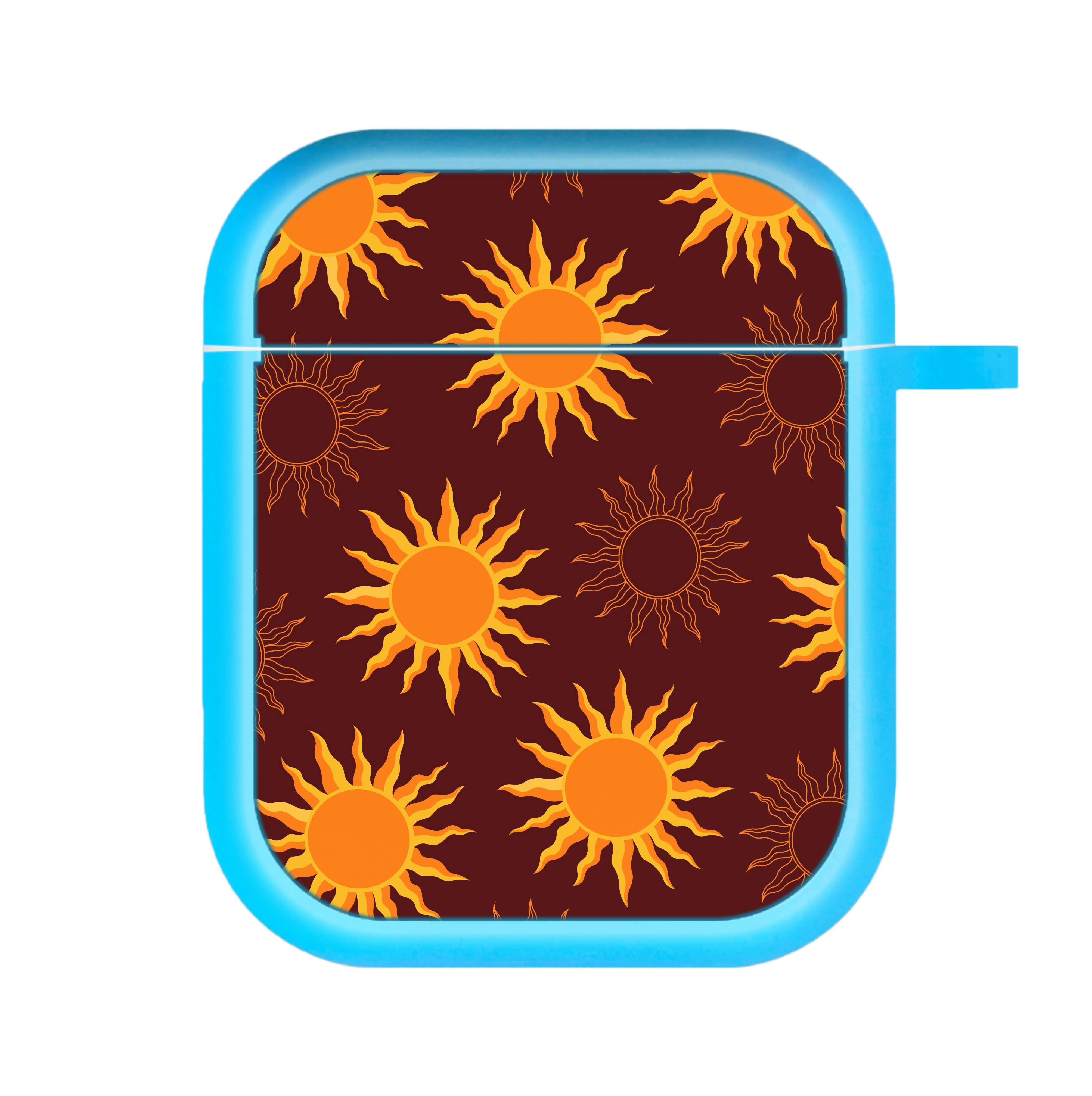 Vintage Sun Pattern AirPods Case