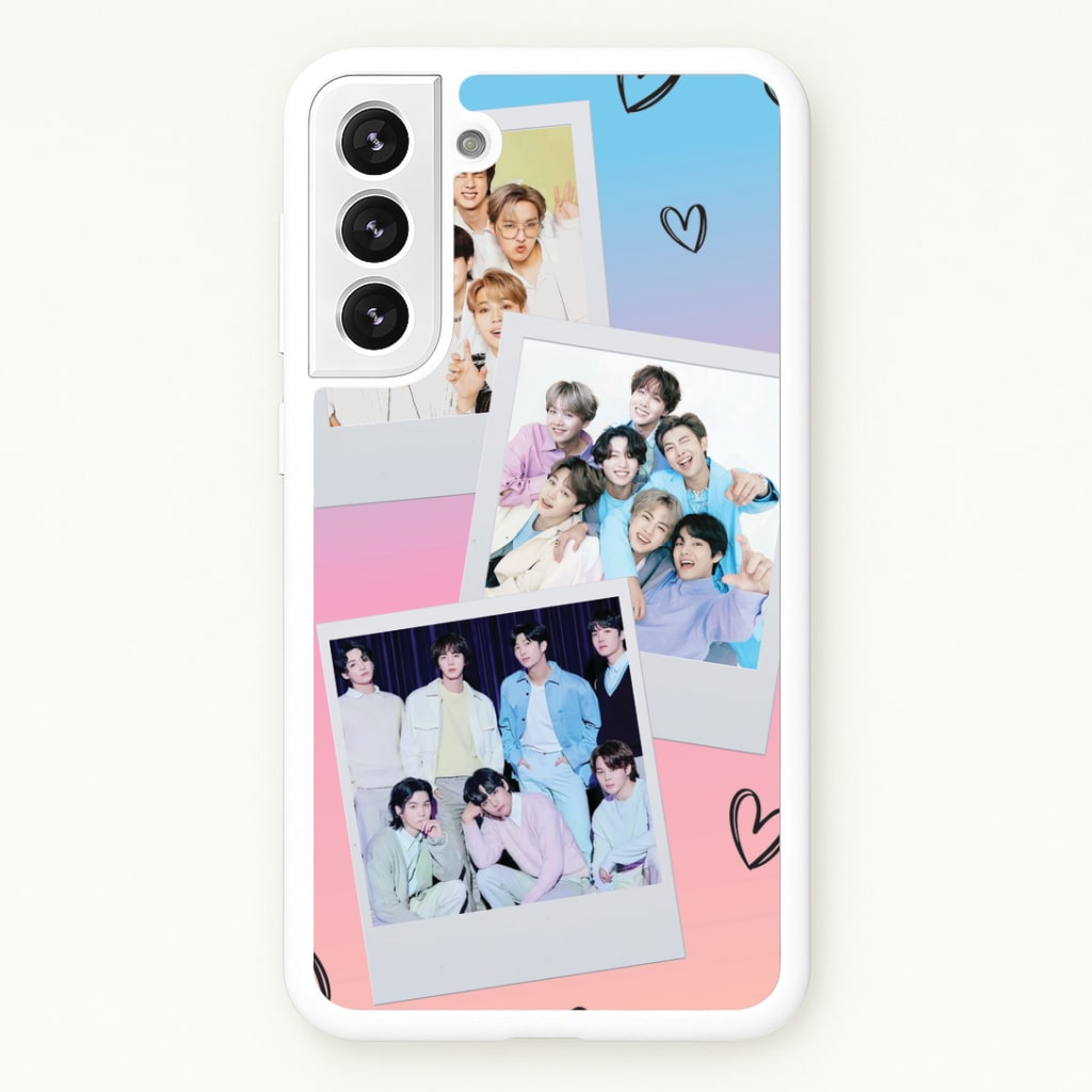 K-Pop Band Polaroid Collage Galaxy S22 Plus Case