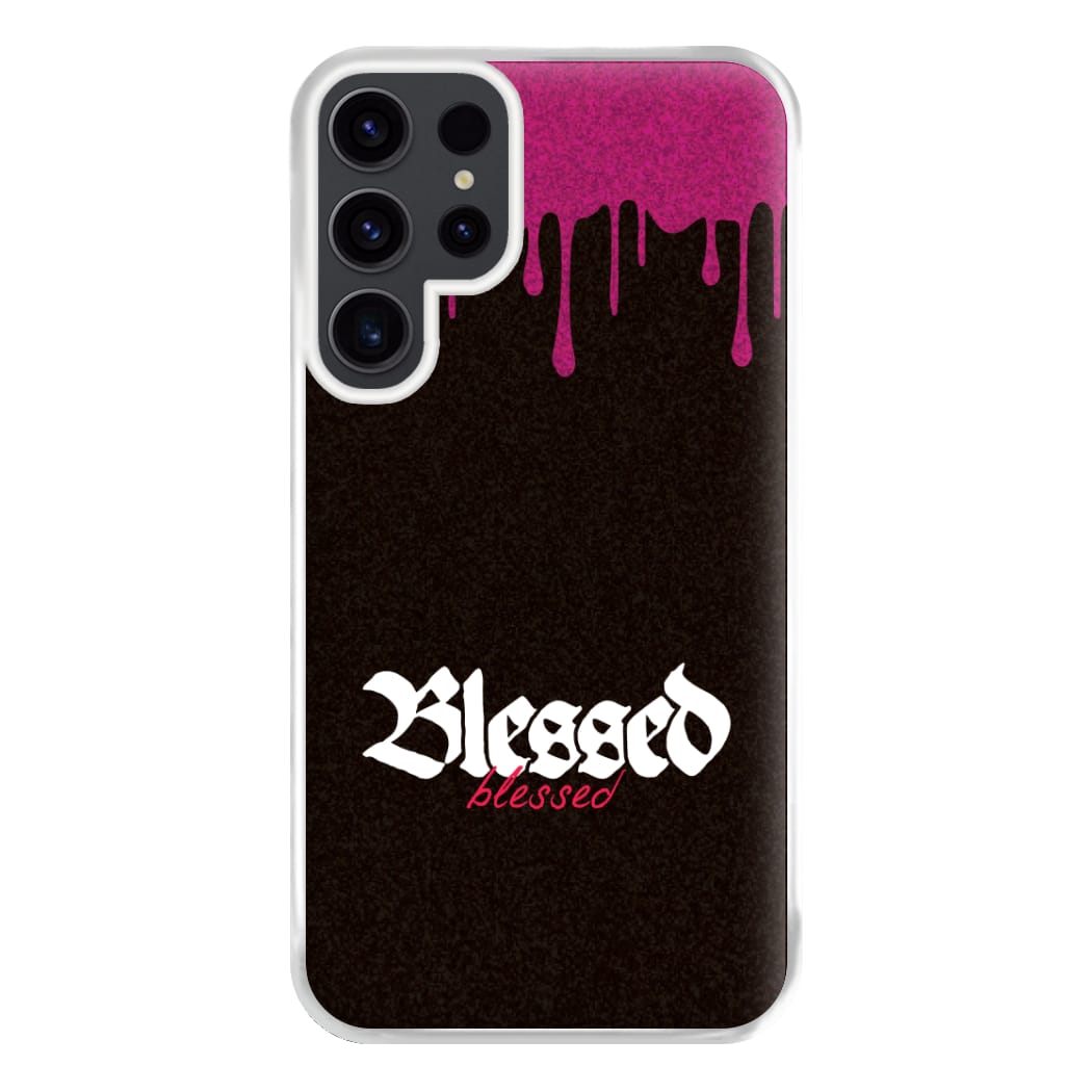 Glitter Blessed Galaxy S23 Ultra Case
