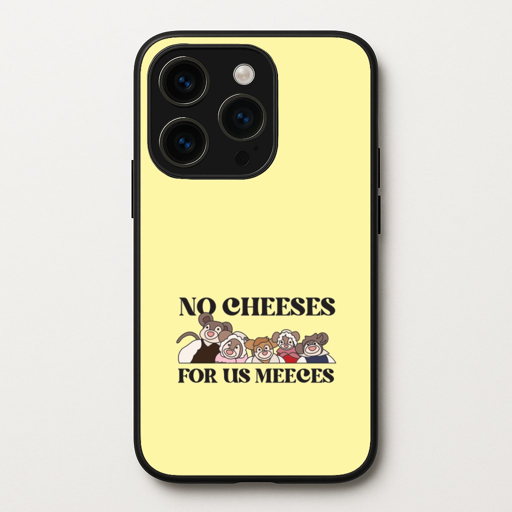 No Cheeses For Us Meeces II iPhone 14 Pro Case