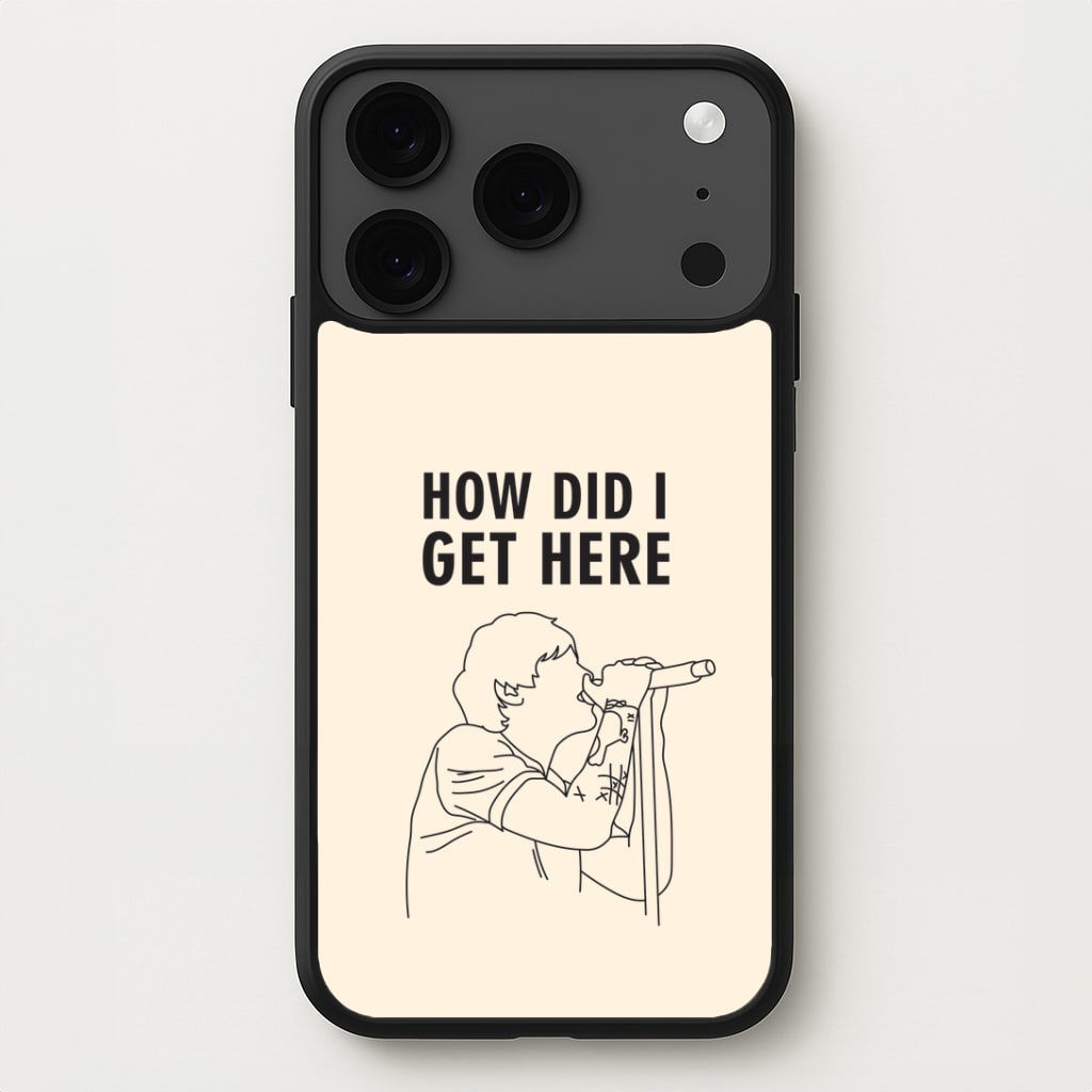 How Did I Get Here Outline iPhone 17 Pro Max Case