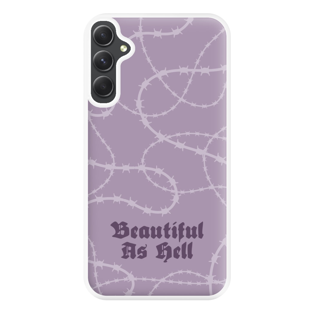 Beautiful As Hell Pattern Galaxy A54 Case