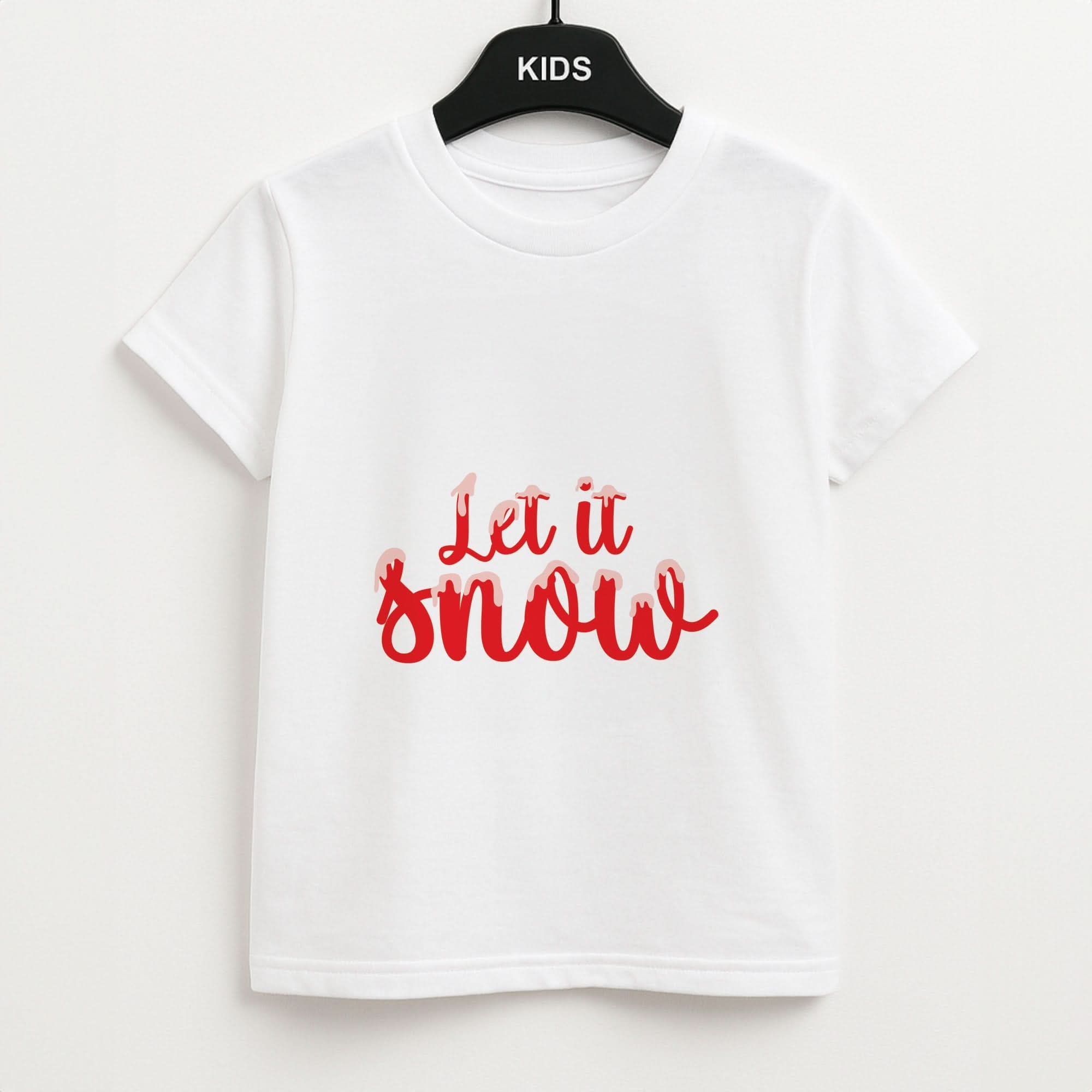 Let It Snow Snowflakes Kids Unisex T-Shirt