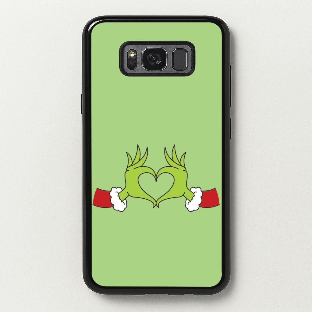 Christmas Green Heart Galaxy S8 Plus Case