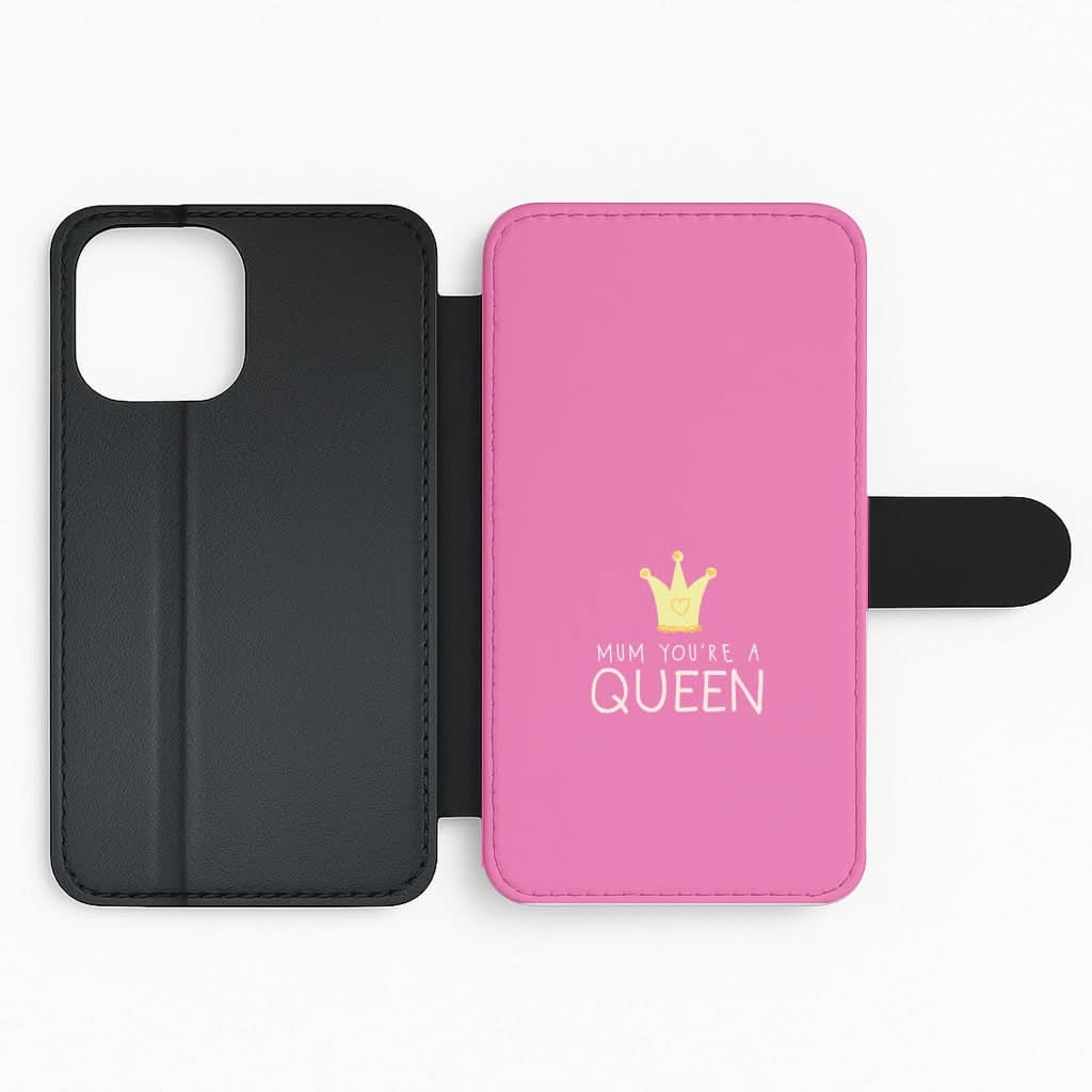 Mum You're A Queen Flip Phone Case