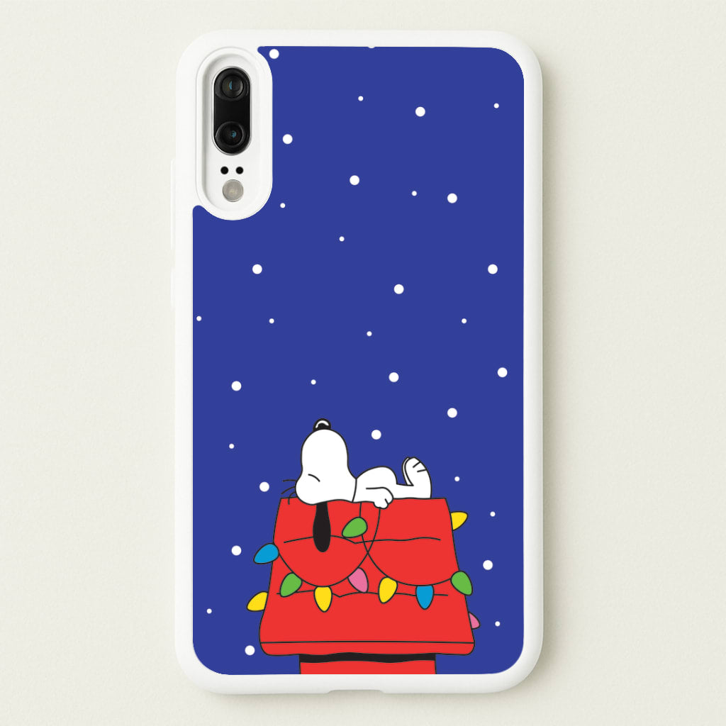 Cartoon Beagle Fairylights Huawei P20 Case