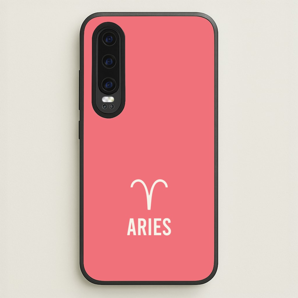 Aries Pastel Zodiac Huawei P30 Case