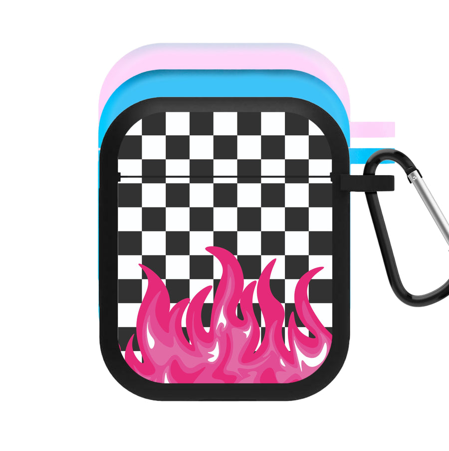 Pink Flame - Skate Aesthetic  AirPods Case
