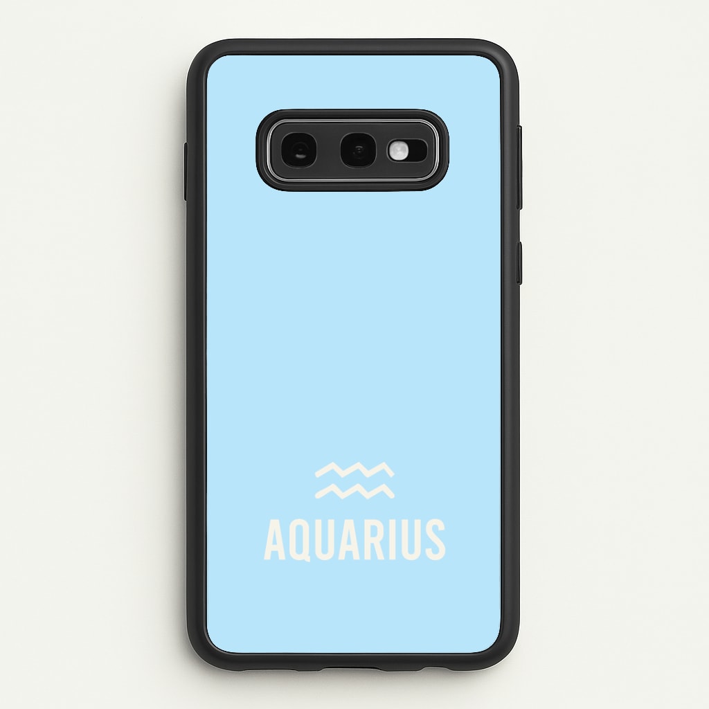 Aquarius Pastel Zodiac Galaxy S10e Case