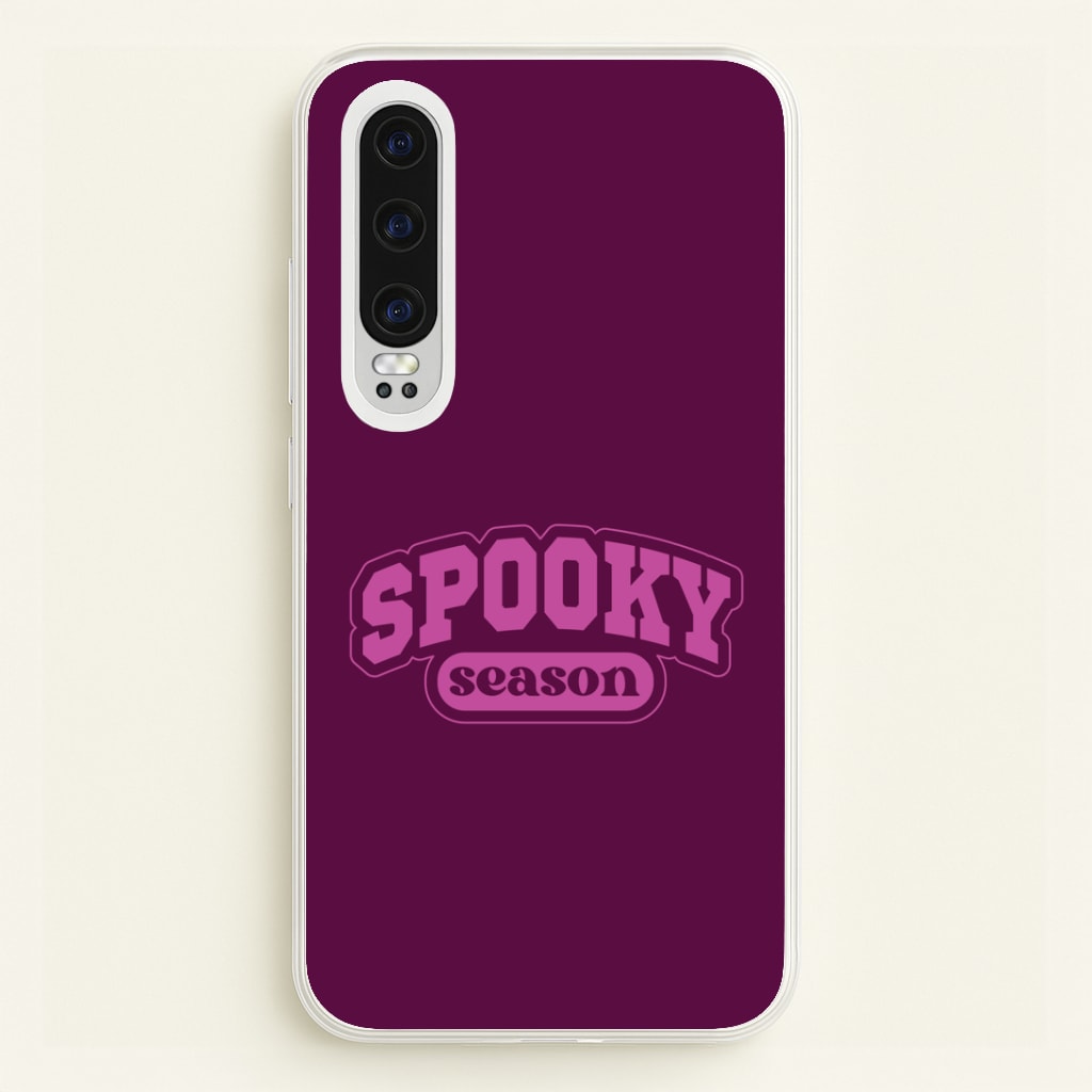 Spooky Season Varsity Huawei P30 Case