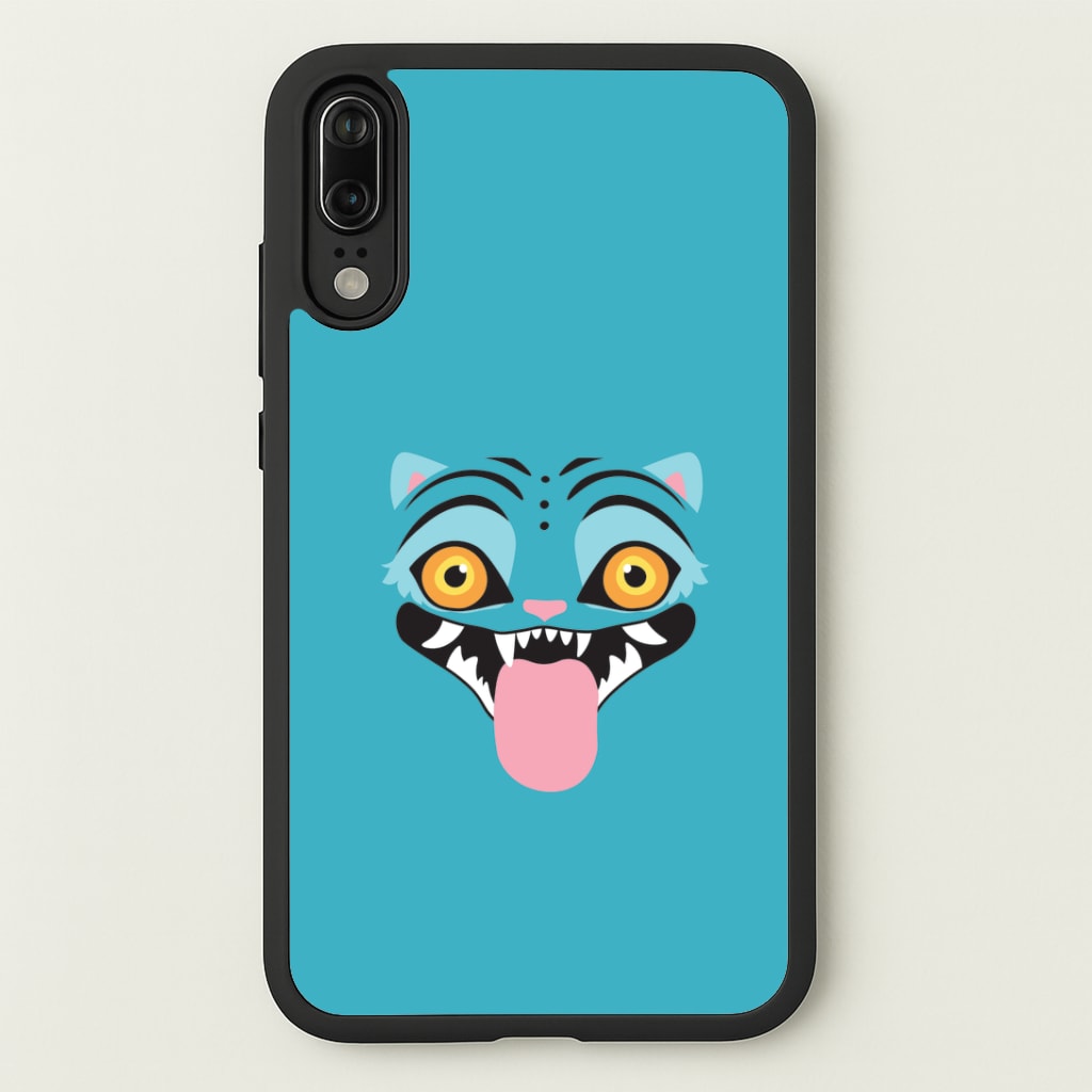 Demon Cat Face Huawei P20 Case