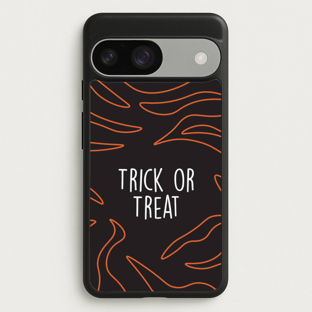 Zebra Print Trick Or Treat Google Pixel 9 / 9 Pro Case