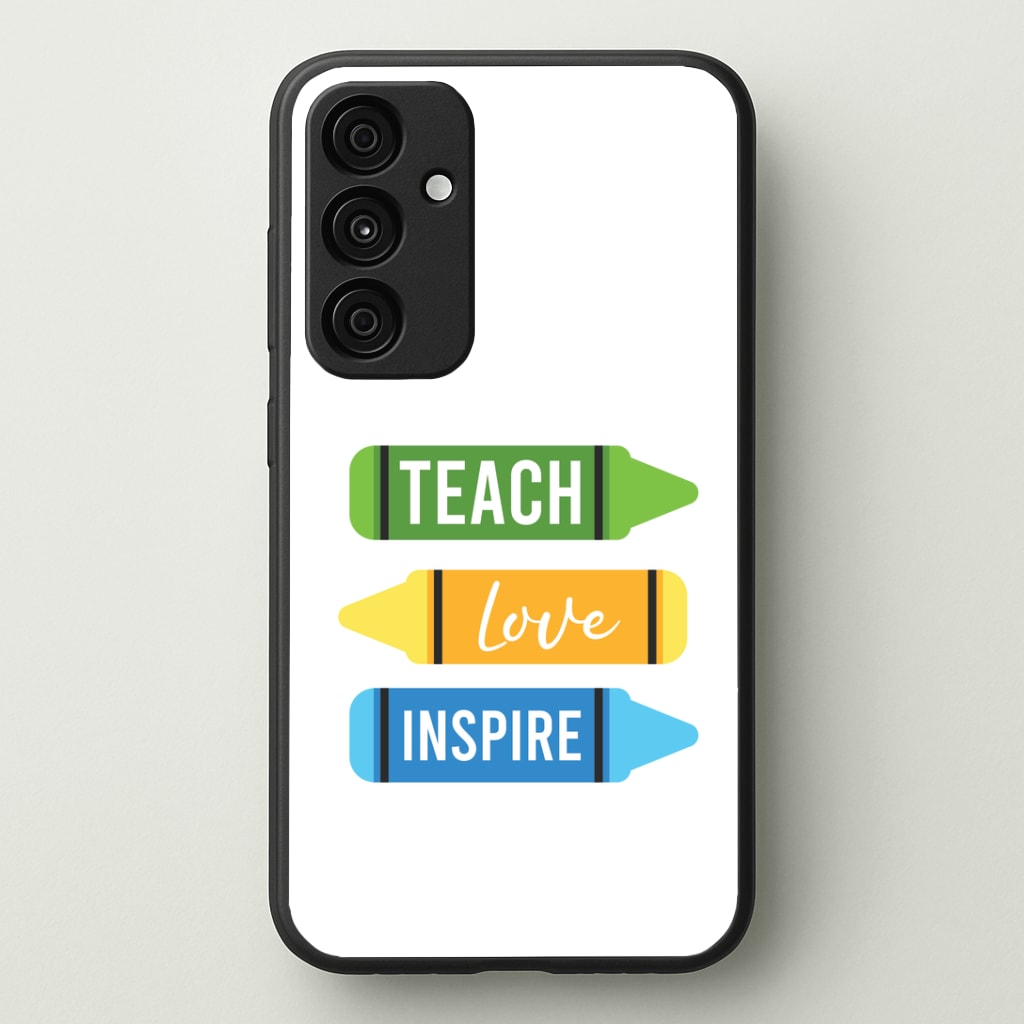 Teach, Love, Inspire Galaxy A55 Case