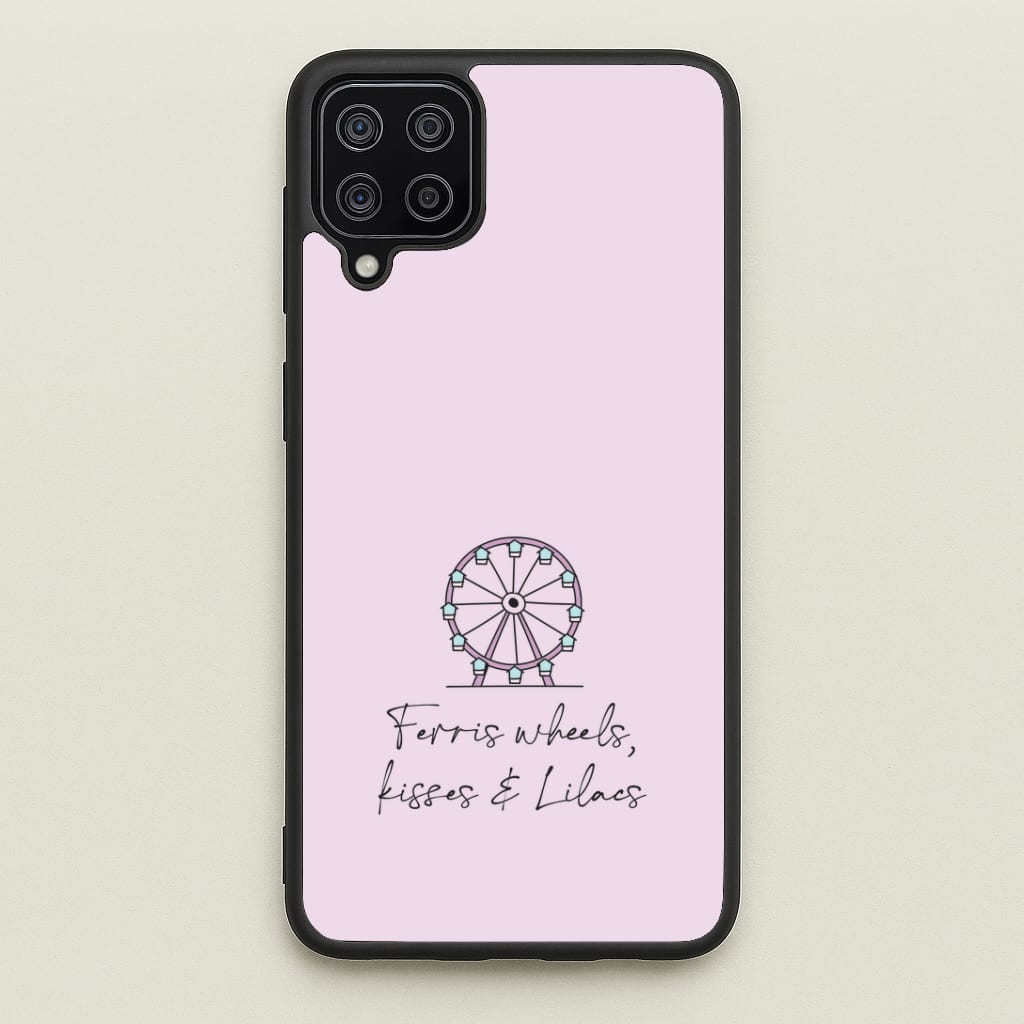 Ferris Wheels, Kisses & Lilacs Galaxy A12 Case