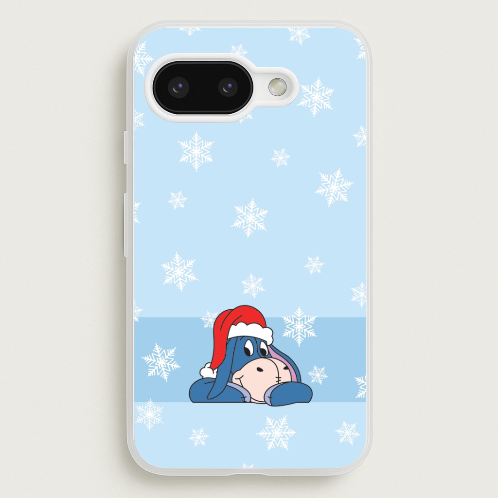 Cartoon Donkey Snowflakes Google Pixel 9a Case
