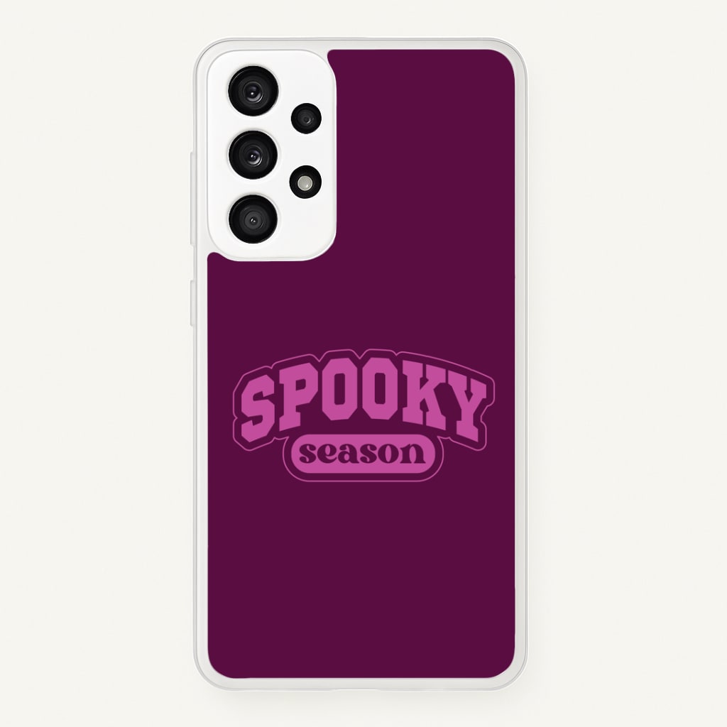 Spooky Season Varsity Galaxy A53 Case