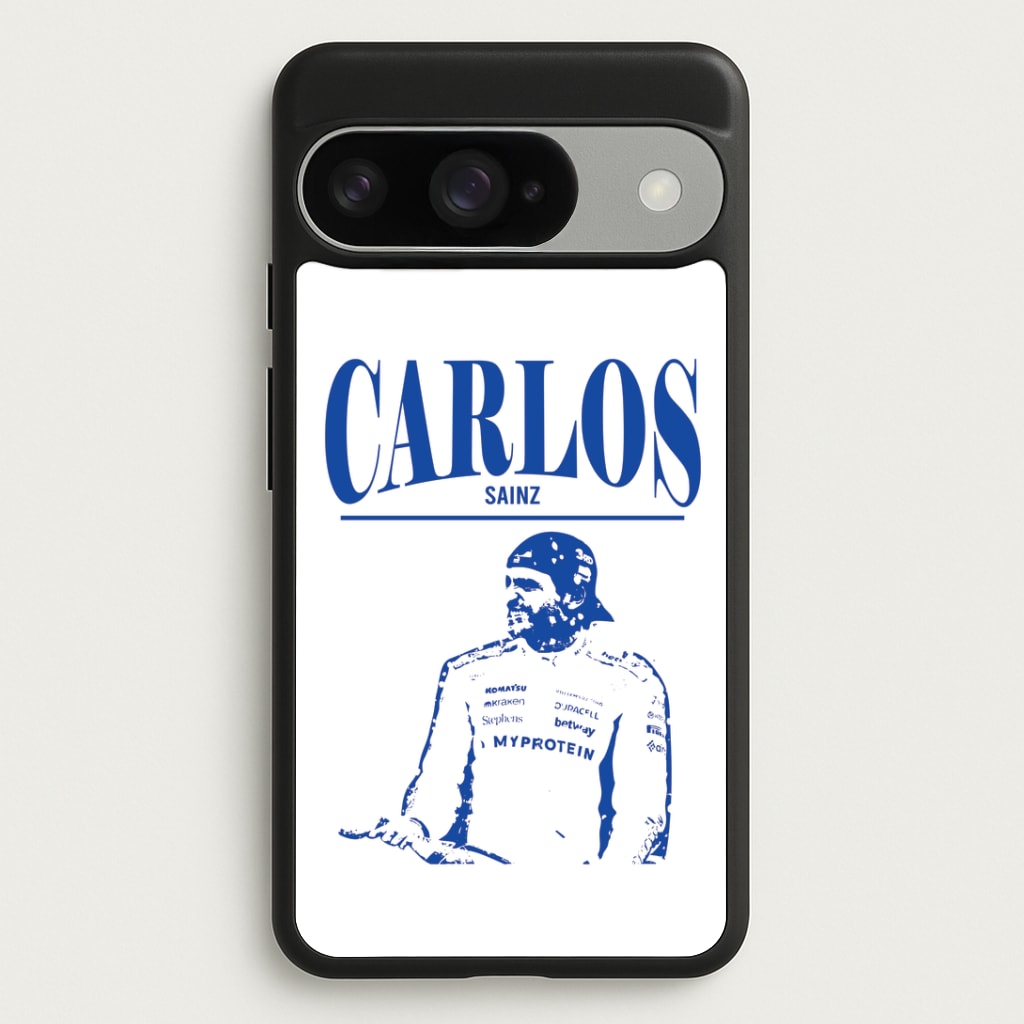 Carlos White And Blue Google Pixel 10 / 10 Pro Case