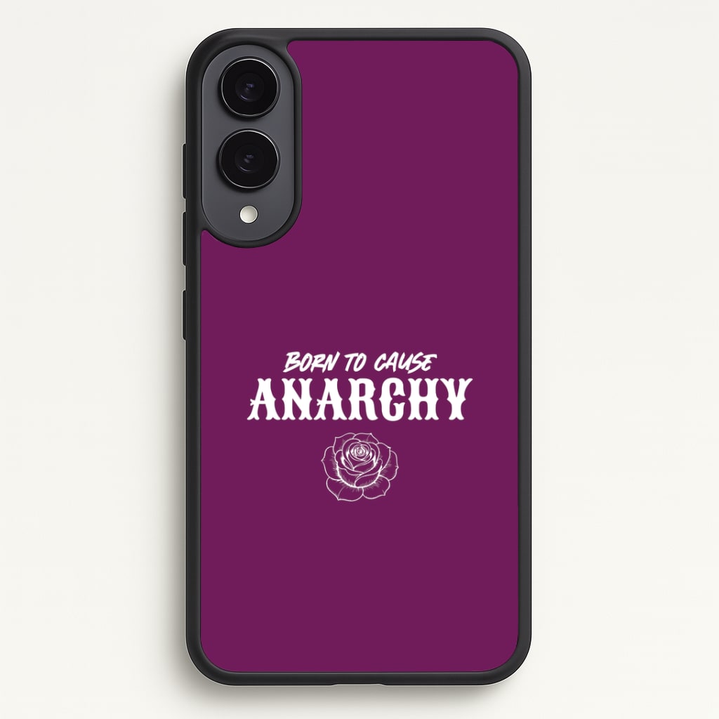 Born To Cause Anarchy Galaxy S25 Edge Case