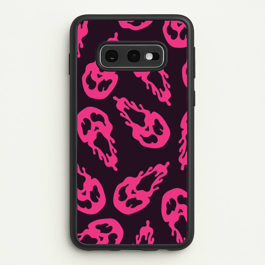 Trippy Ghost Face Pattern Galaxy S10e Case