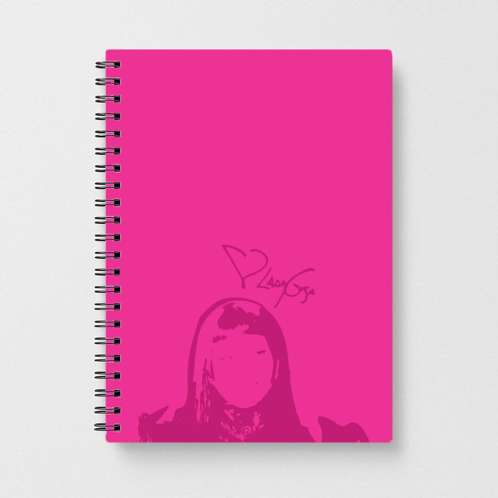 Pink Gaga Silhouette Notebook