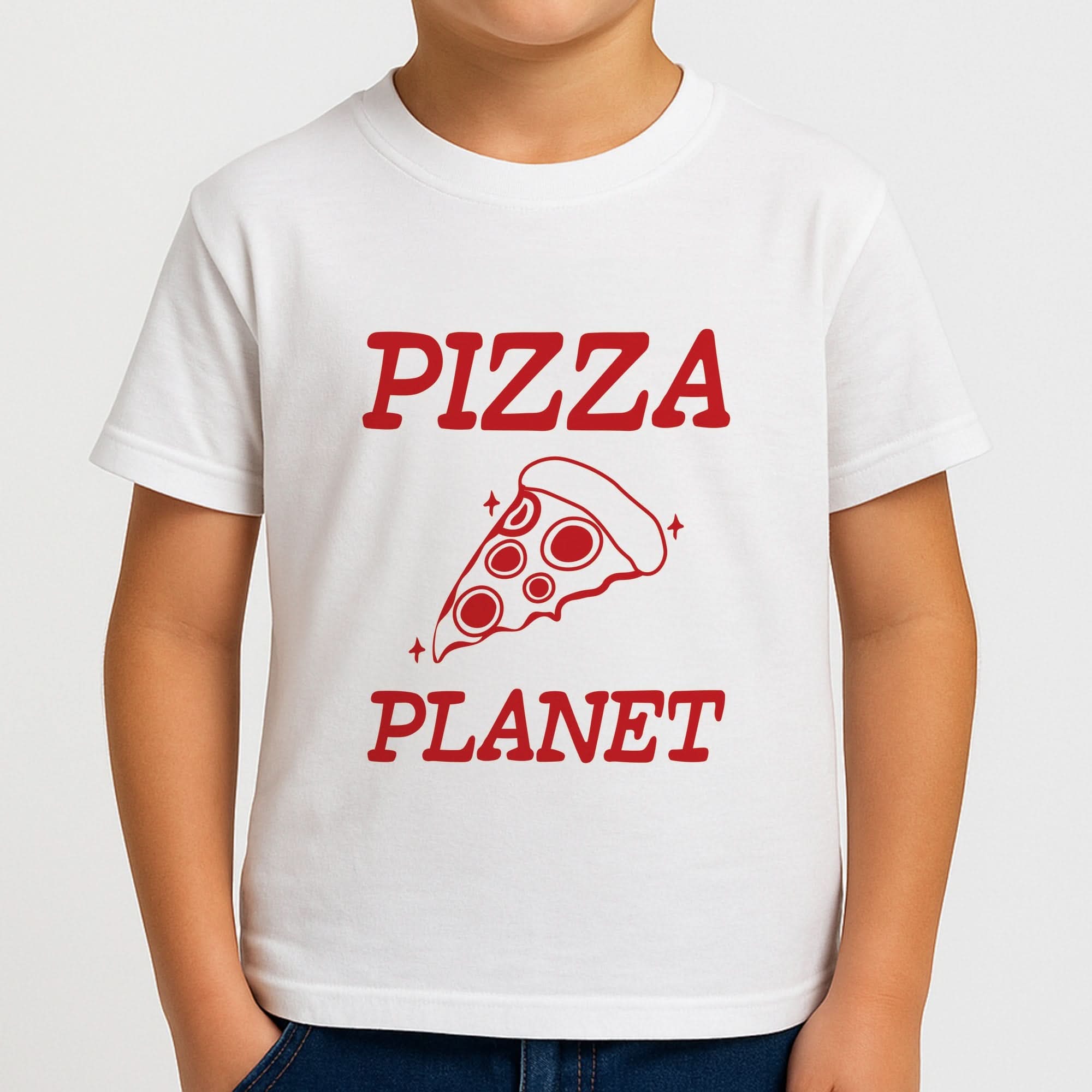 Retro Pizza Planet Boys T-Shirt