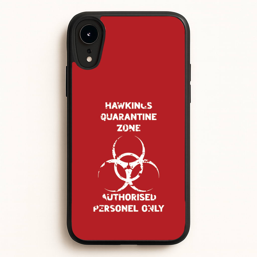 Hawkings Quarantine Zone iPhone XR Case