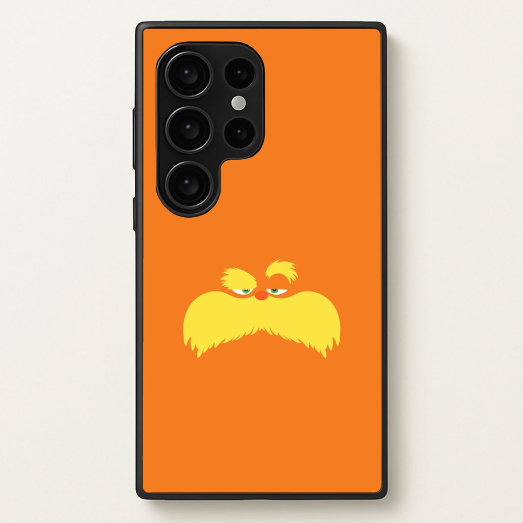 Orange Tree Creature Face Galaxy S24 Ultra Case