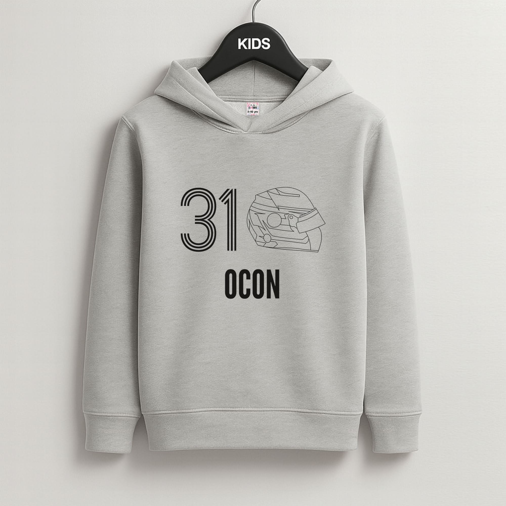 Ocon Helmet 2026 Grey Kids Hoodie