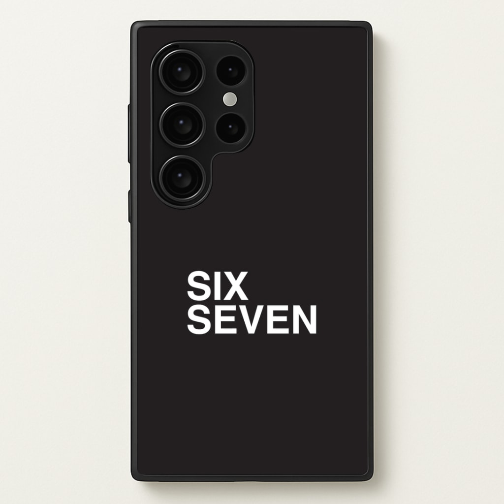 6 7 Black Galaxy S24 Ultra Case